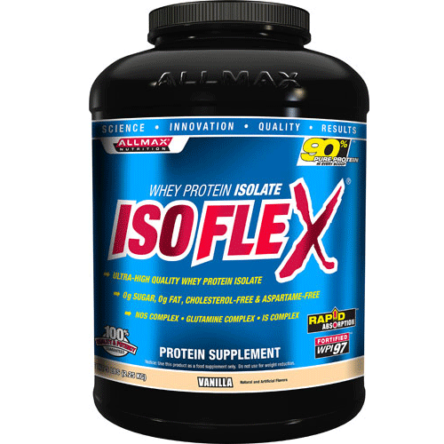 Allmax Nutrition IsoFlex Whey Isolate Protein 5 Lbs Free Shipping