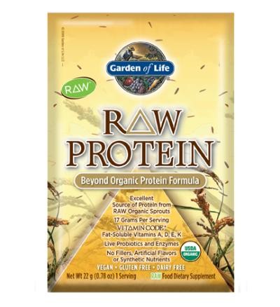 Organic Protein Supplements on Garden Of Life Raw Protein Beyond Organic Protein Formula Packets 15