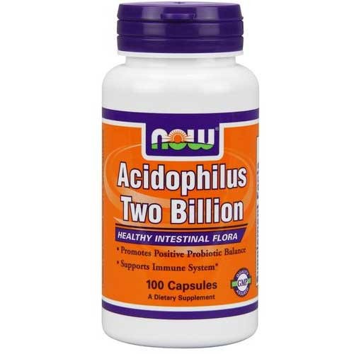 Now Foods Acidophilus 2 Billion 100 Capsules