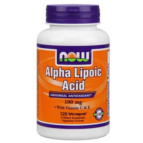 Now Foods Alpha Lipoic Acid 100 Mg 120 Vegetable Capsules