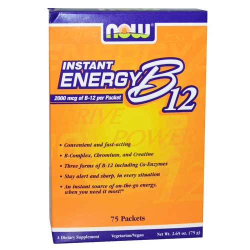 Instant Energy Packets 75box Now Foods 6727