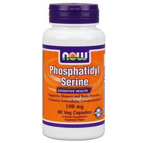 Now Foods Phosphatidyl Serine 100 Mg 60 Vegetable Capsules