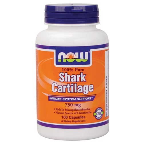 Now Foods Shark Cartilage 750 Mg 100 Capsules